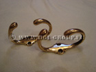Antique Brass Double hat and coat hook